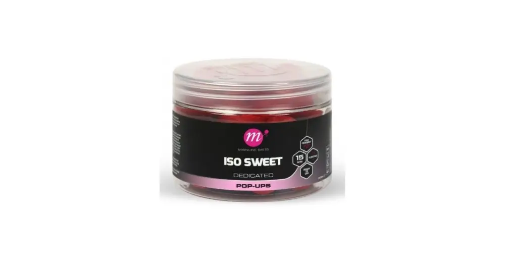 Mainline Plovoucí Boilie Pop-Ups ISO Sweet 150 ml 15 mm Originální