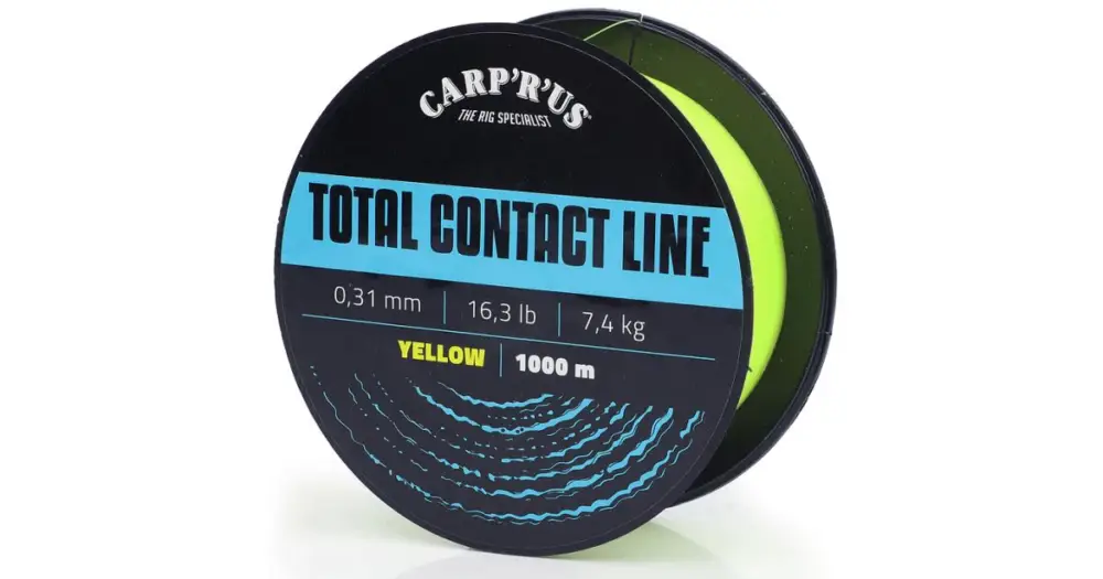 Carp´R´Us Vlasec Total Contact Line Yellow 1000 m - 0,35 mm 9,3 kg Super Cena