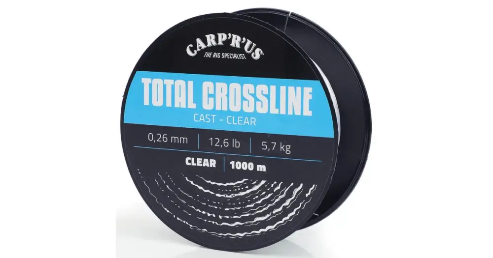 Originální Carp´R´Us Vlasec Total Crossline Cast Clear 1000 m - 0,31 mm 7,7 kg