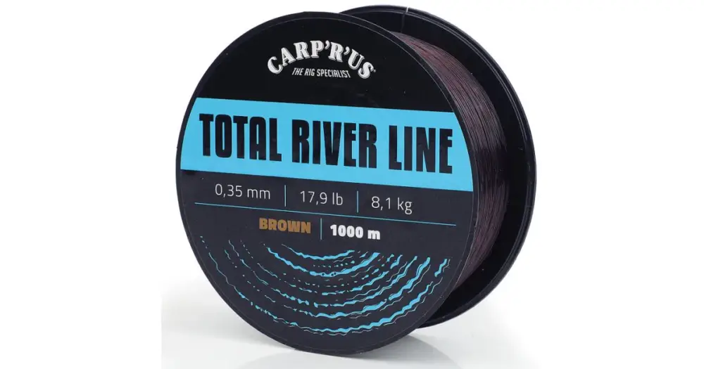 Carp´R´Us Vlasec Total River Line Brown - 1000 m 0,35 mm 8,1 kg Expresní Doručení