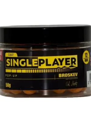 Akční Nabídka Singleplayer Plovoucí Boilies Pop-Up Boilies Broskev 50 g - 16 mm