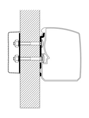 Adaptér pro markýzu Thule Omnistor 3200 Flat Wall Finální Výprodej
