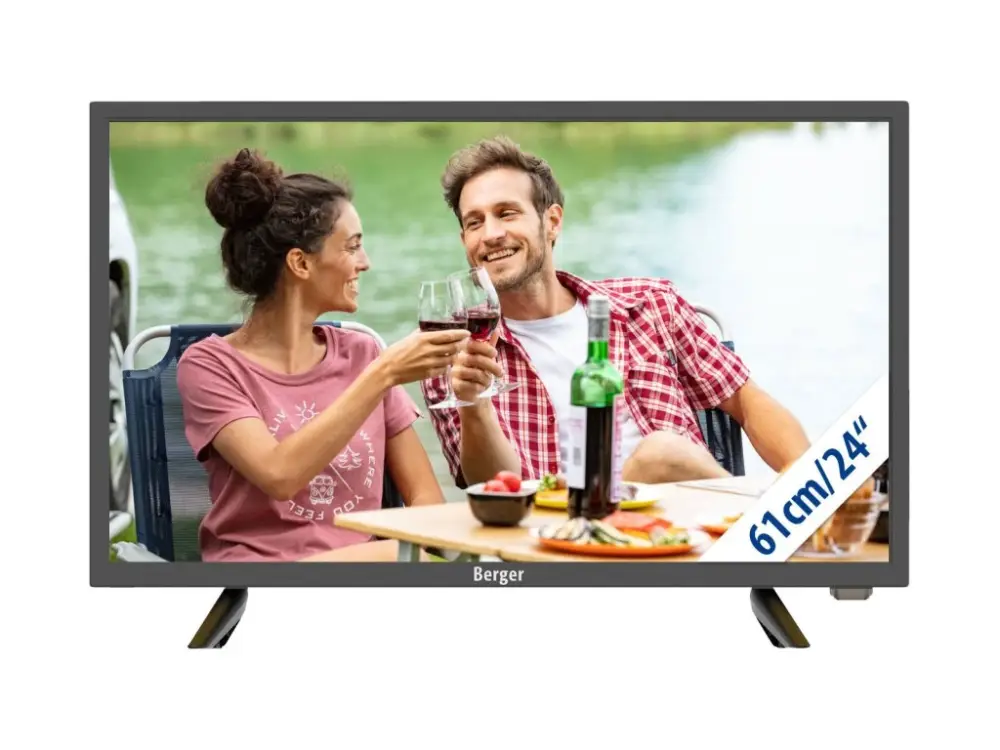 Berger Campingová LED televize s bluetooth 24 palců Sezónní Sleva