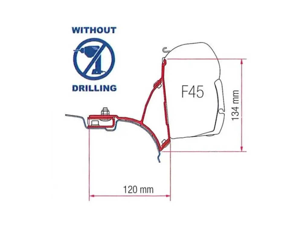 Fiamma Adaptér F45i/F45iL UK Verze Nejlepší Volba
