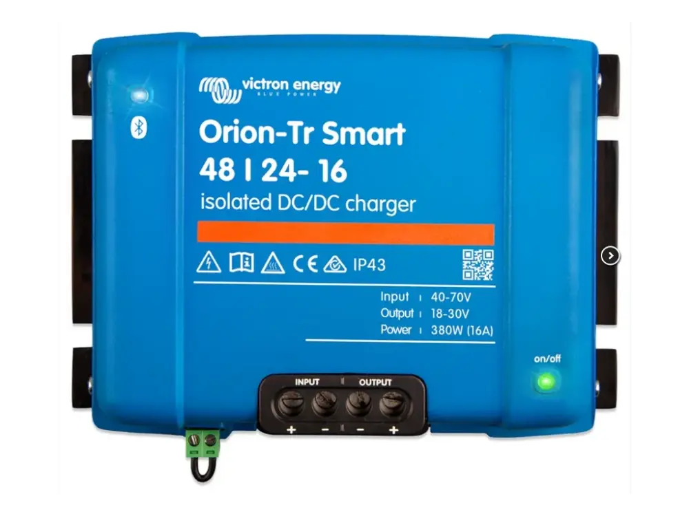 Výprodej DC-DC nabíječka Orion-Tr Smart 48/24-16A (380W) izolovaná