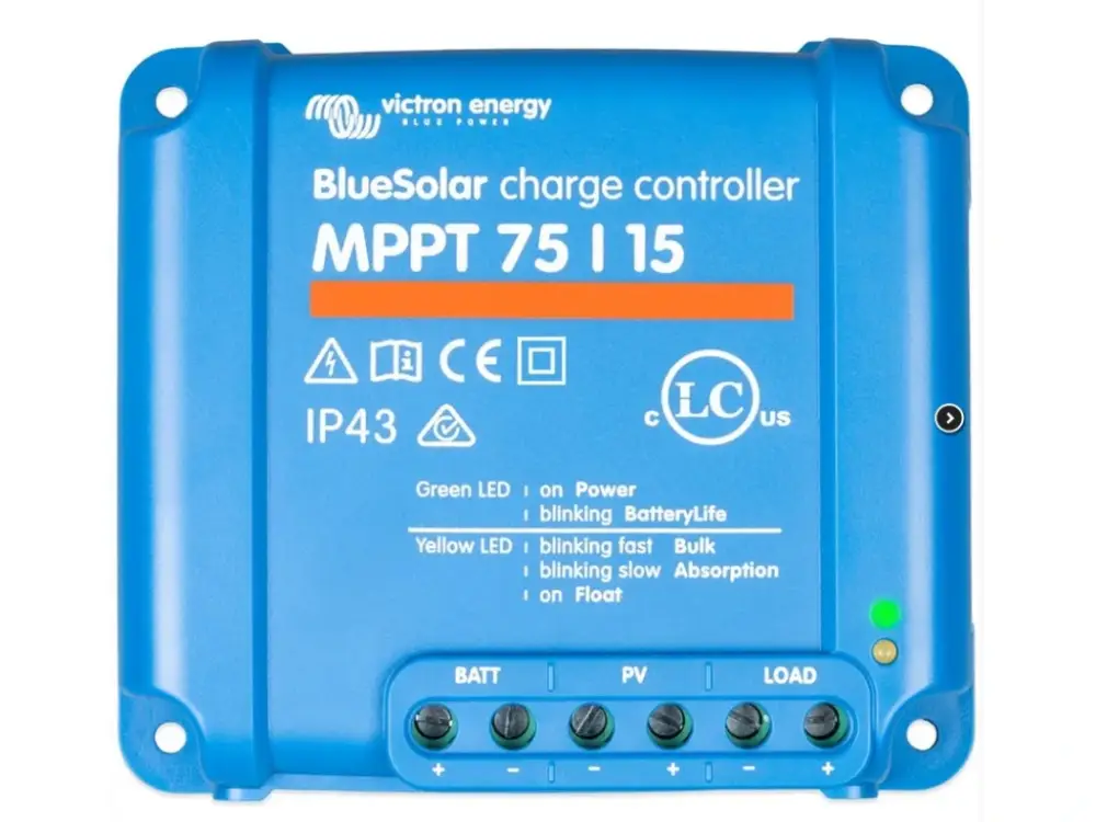 Vysoce Kvalitní MPPT solární regulátor Victron Energy BlueSolar 75/15