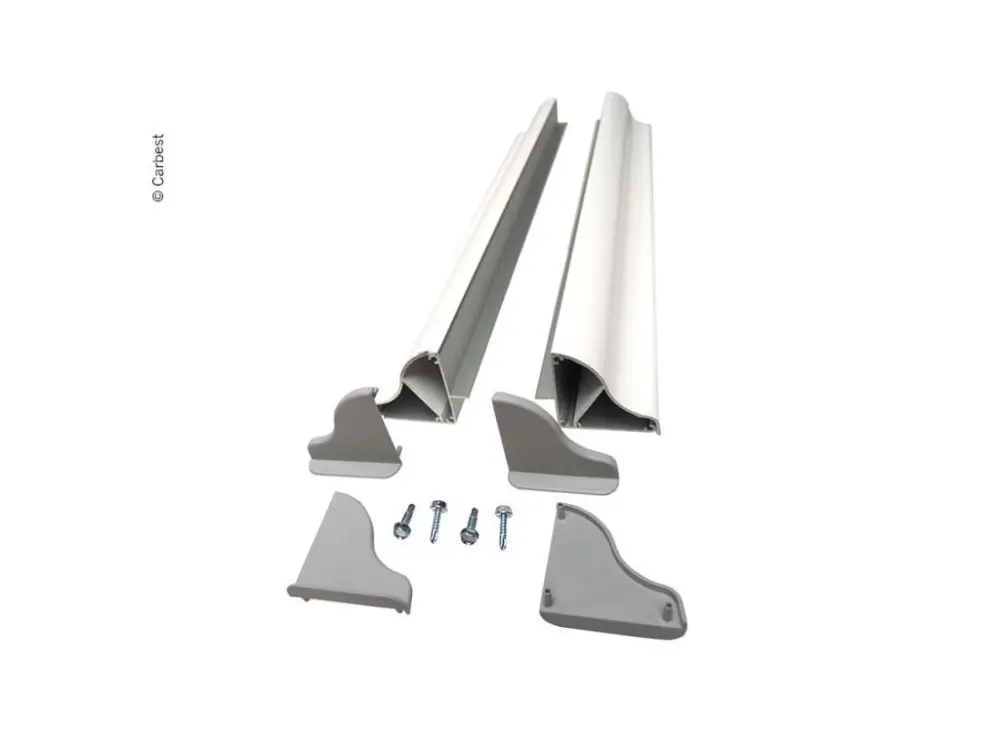 CarbestSpoiler pro instalaci solárních panelů 410mm barva bílá Autentický