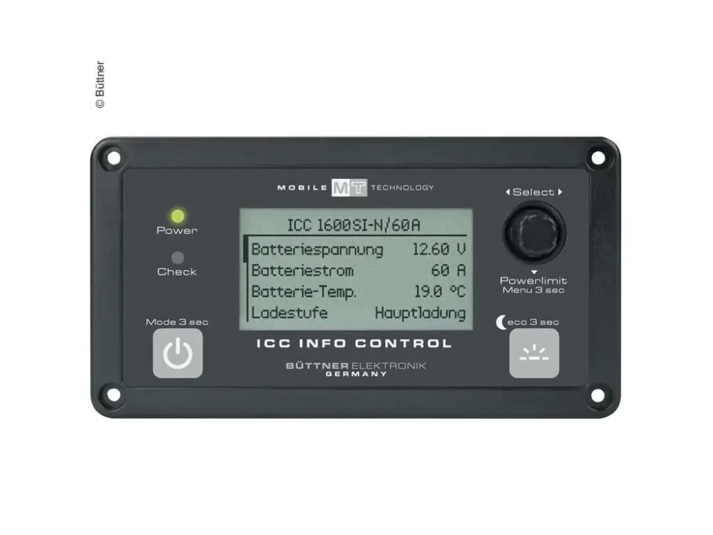Akce Buttner Elektronik Ovládací panel pro měniče ICC