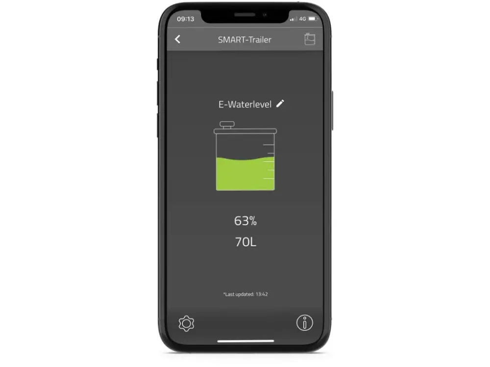 Dokud Zásoby Vydrží E-Trailer E-waterlevel měření obsahu nádrže vody Délka sondy 40cm