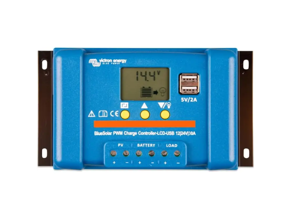 Super Cena PWM solární regulátor Victron Energy BlueSolar-LCDandUSB 30A