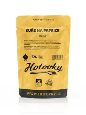 Vrácení Zdarma Kuře na paprice HOTOVKY - 2 porce