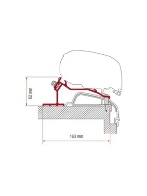 Adaptér Fiamma pro Hobby Caravan Premium a Ontour Finální Výprodej