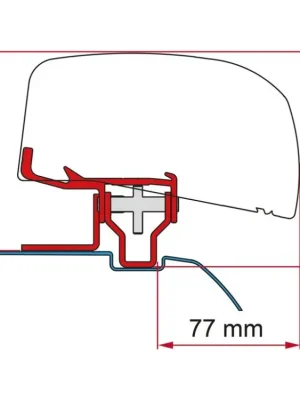 Adaptér -Kit Fiamma F40van pro NissanNV200 Dokud Zásoby Vydrží