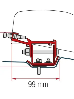 Akční Cena Adaptér pro Nissan NV200na markýzy Fiamma F40
