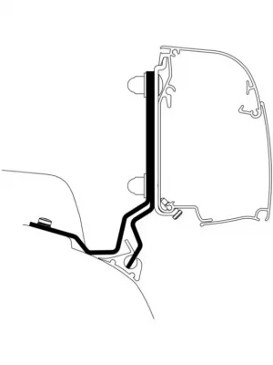 Adapter Ford Transit / Tourneo Custom V710 pro markýzu Thule 4200 - Rapido Časově Omezené