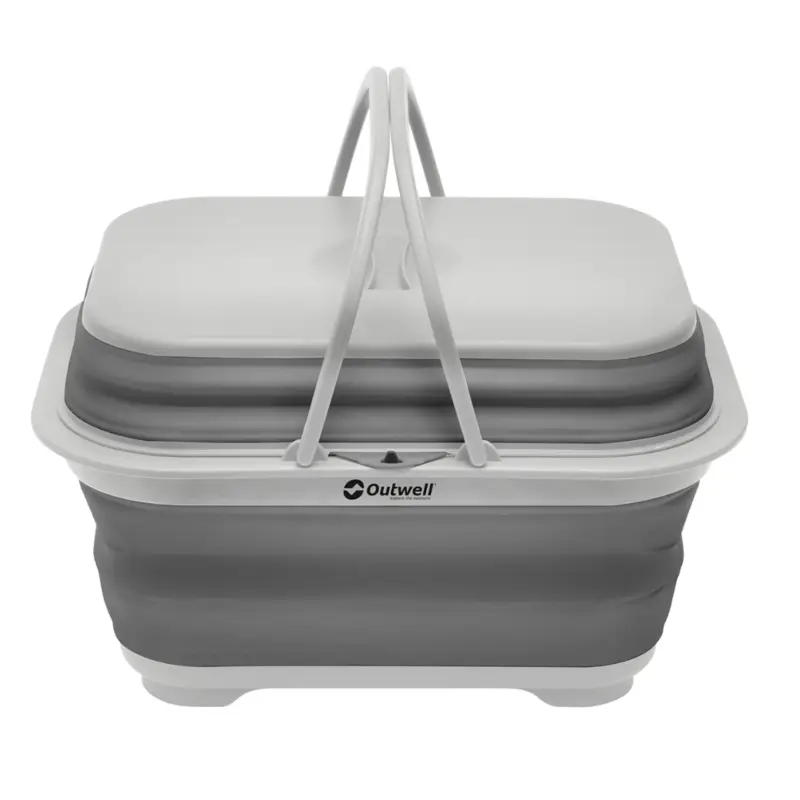 Vrácení Zdarma Skládací umývadlo Outwell Collaps Grey Mist s víkem