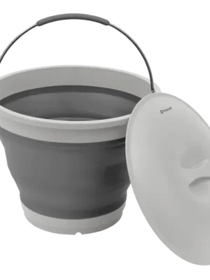 Skládací kbelík Outwell Collaps Bucket Round Grey Mist Doprava Zdarma