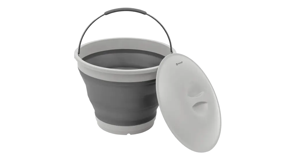 Skládací kbelík Outwell Collaps Bucket Round Grey Mist Doprava Zdarma