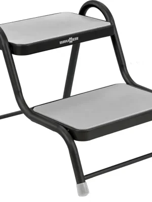 Dokud Zásoby Vydrží Schůdek dvoustupňový Brunner King Double Step černý