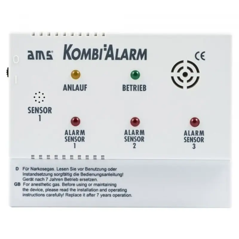 Kombi alarm AMS se zabudovaným senzorem a akustickou sirénou Nízká Cena