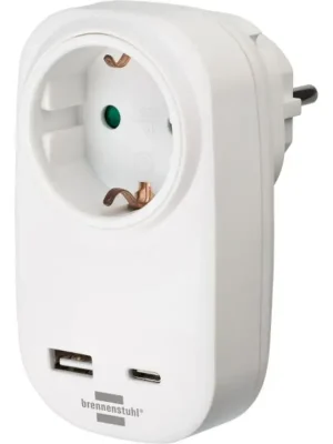 Adaptér s USB-A/C Nová Kolekce