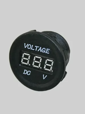 Voltmetr 10-30V černý Akce